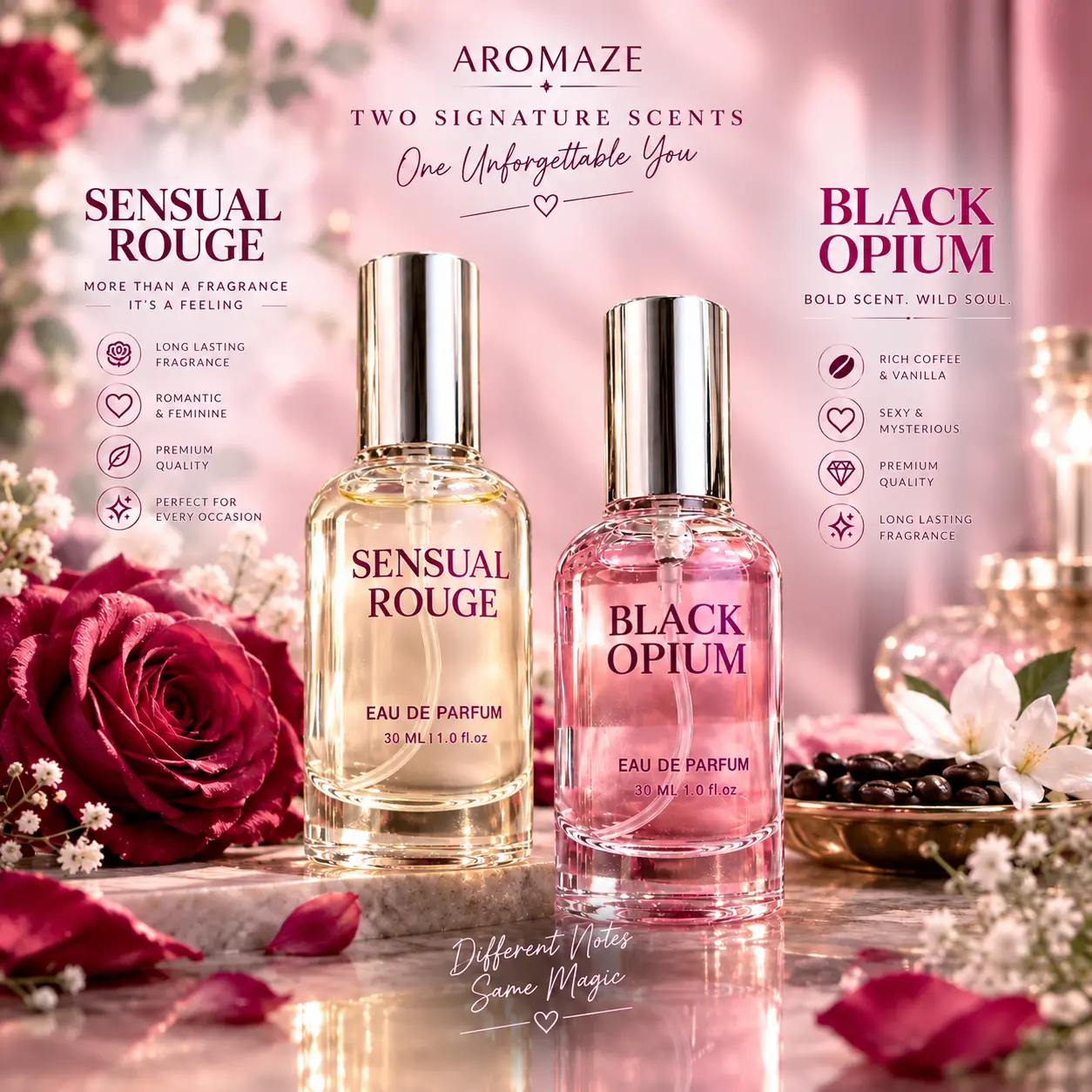 AROMAZE - Baccarat Rouge 540 + YSL Black Opium