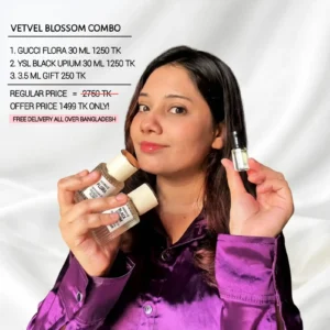 Velvet Blossom Combo For Her ( Gucci Flora + Ysl Black Opium)